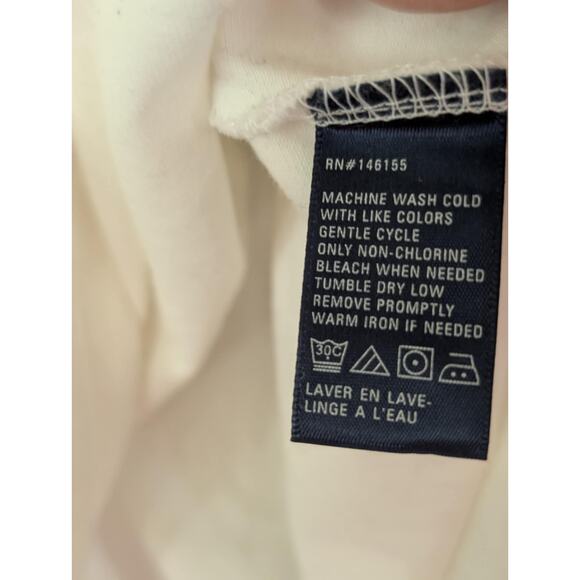 Fish Hippie Polo Shirt Men's Small White Short Sleeve Cotton Casual Logo Golf - Picture 9 of 9